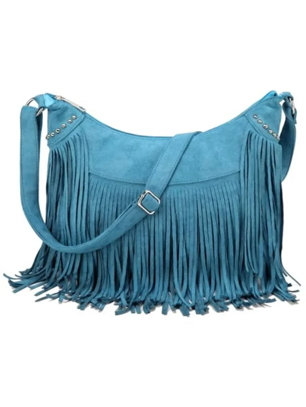 Womens Vegan Suede Hobo Bag Crossbody Shoulder Purse Slouch Tote Multipocket